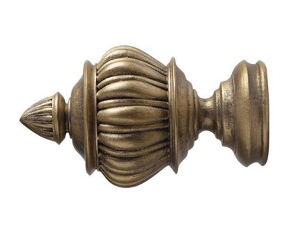 Kirsch Armada Finial For 2" Wood Drapery Rods