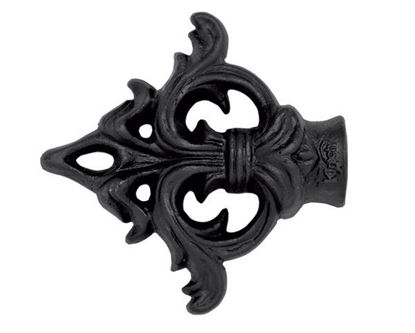 Picture of Acanthus Arrow Finial For 1" Wrought Iron Drapery Rods